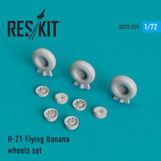 1/72 Piasecki H-21 Flying Banana Wheels set for Italeri kits