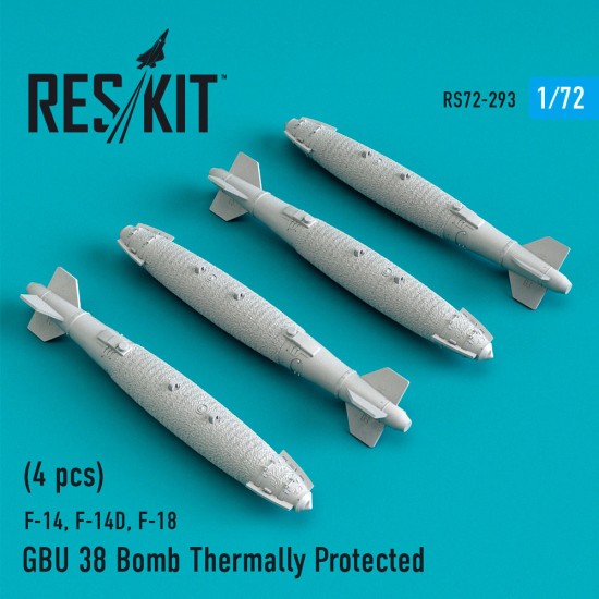 1/72 GBU 38 Bomb Thermally Protected (4pcs) for F-14/F-14D/F-18