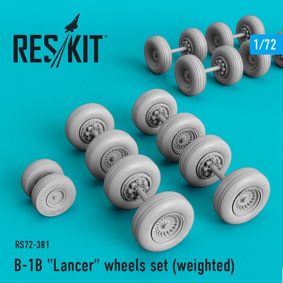 1/72 Rockwell B-1B Lancer Wheels set (weighted)