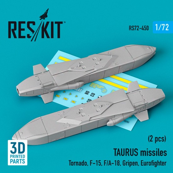 1/72 Taurus Missiles (2pcs) for Tornado, F-15, F/A-18, Gripen, Eurofighter