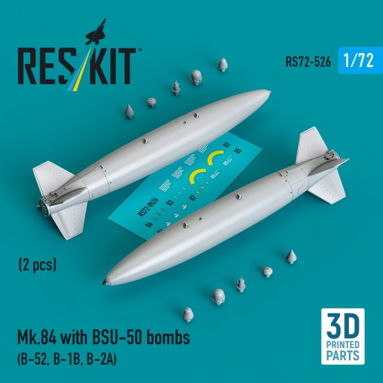 1/72 Mk.84 with BSU-50 Bombs (2pcs) for B-52, B-1B, B-2A