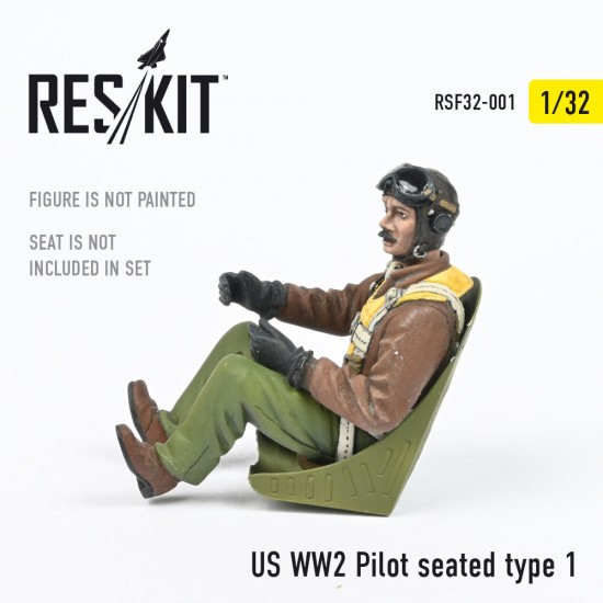1/32 WWII US Pilot Seated Type 1