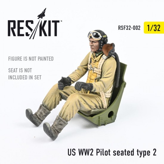 1/32 WWII US Pilot Seated Type 2
