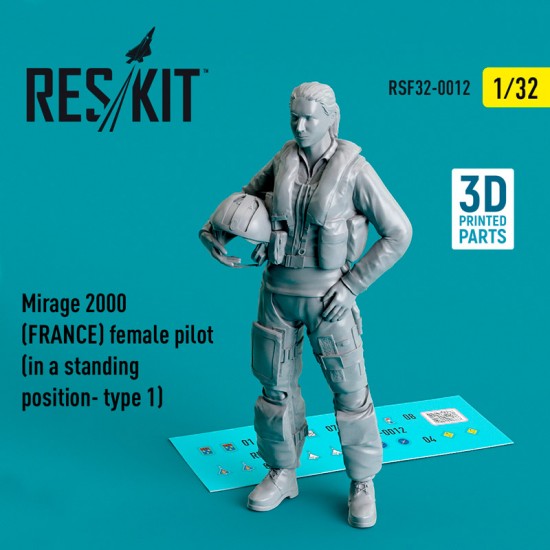 1/32 Mirage 2000 (FRANCE) Female Pilot (in a standing position- type 1)
