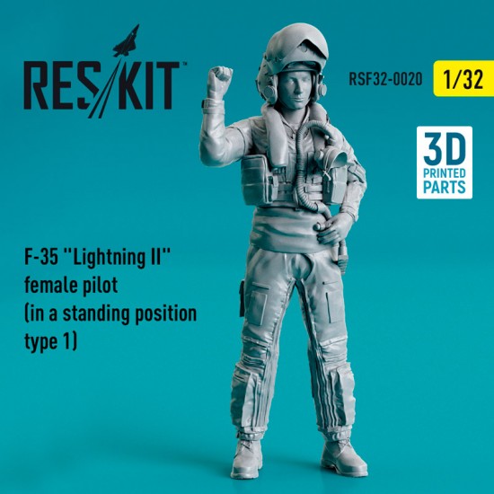 1/32 F-35 "Lightning II" Female Pilot (in a standing position- type 1)
