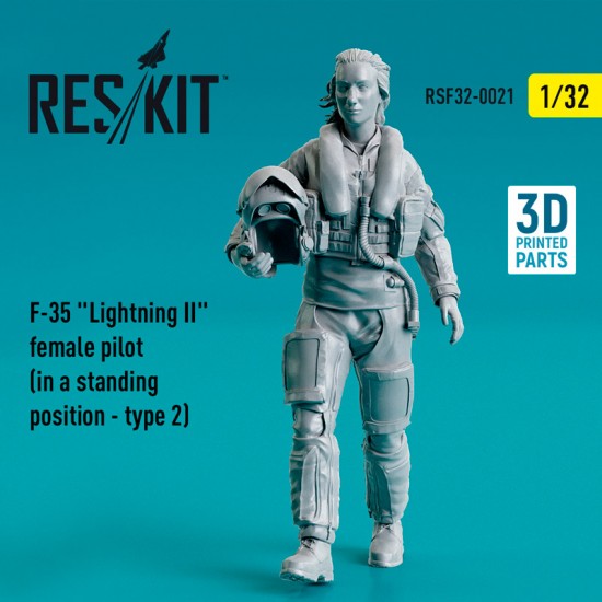 1/32 F-35 "Lightning II" Female Pilot (in a standing position- type 2)
