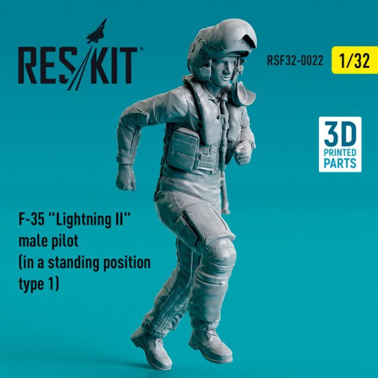 1/32 F-35 "Lightning II" Male Pilot (in a standing position- type 1)