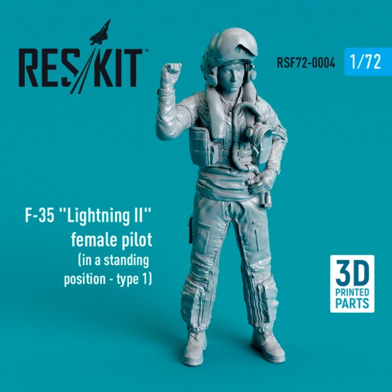 1/72 F-35 "Lightning II" Female Pilot (in a standing position - type 1)
