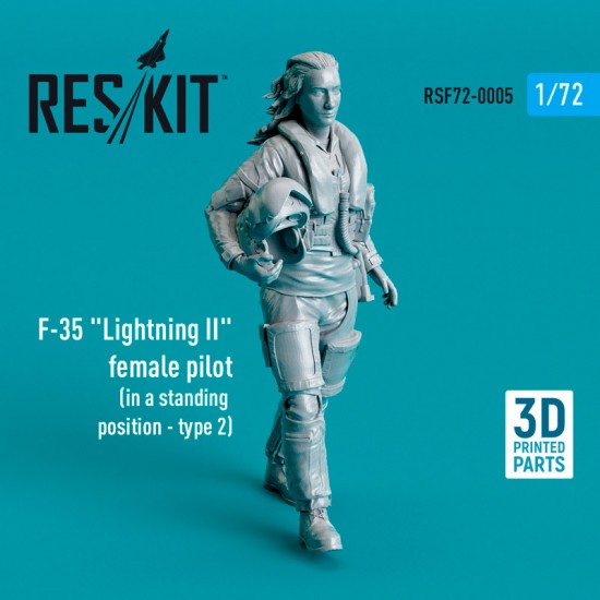 1/72 F-35 "Lightning II" Female Pilot (in a standing position - type 2) 