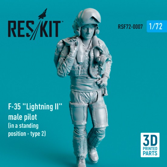 1/72 F-35 "Lightning II" Male Pilot (in a standing position - type 2)