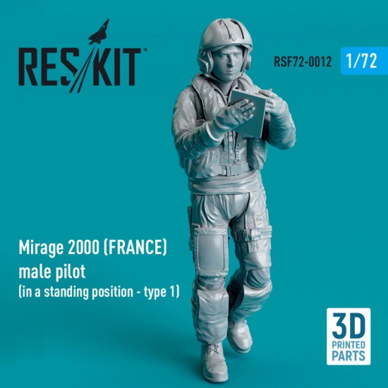 1/72 Mirage 2000 (FRANCE) Male Pilot (in a standing position - type 1)