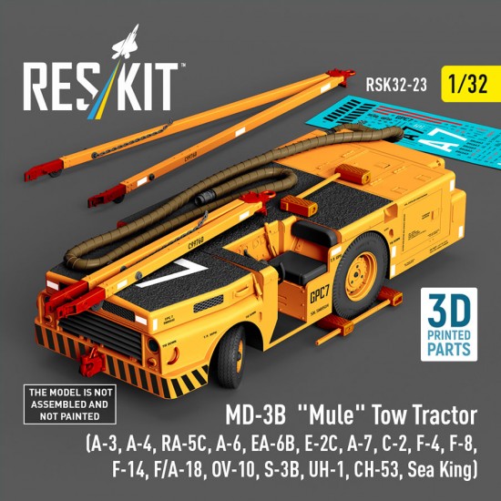 1/32 MD-3B Mule Tow Tractor for A-3/4/6/7RA-5C/EA-6B/E-2C/C-2/F-4/F-8/F-14