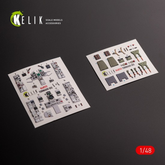 1/48 Tornado IDS Interior 3D Decals for Italeri kit