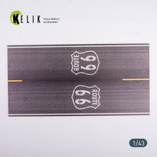1/43 Route 66 Base Acrylic 3 mm (180 x 357 mm, 210 g) 