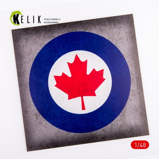 1/72 - 1/48 Canada Roundel Acrylic 3 mm (240 x 240 mm, 190g) 