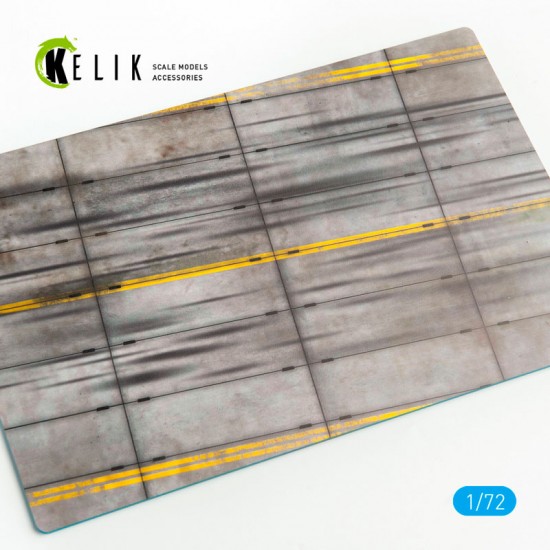 1/72 Concrete Plates Type 2 Base - Acrylic 3 mm (280 x 180 mm, 170 g)