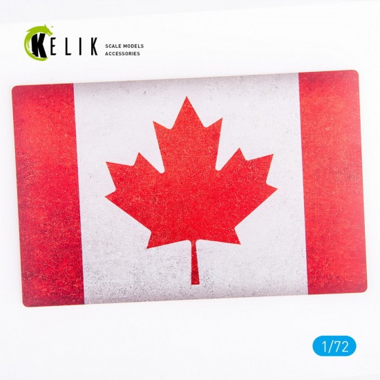 1/72 Canada Flag Base Acrylic 3 mm (280 x 180 mm, 170 g) 