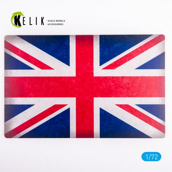 1/72 Great Britain Flag Base Acrylic 3 mm (280 x 180 mm, 170 g) 
