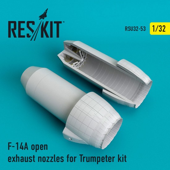 1/32 F-14A Tomcat Open Exhaust Nozzles for Trumpeter Kit