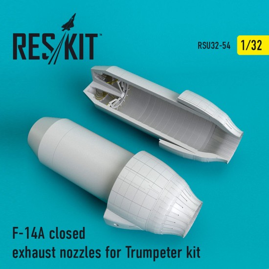 1/32 F-14A Tomcat Closed Exhaust Nozzles for Trumpeter Kit
