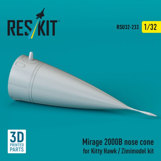 1/32 Mirage 2000B Nose Cone for Kitty Hawk / Zimimodel Kit