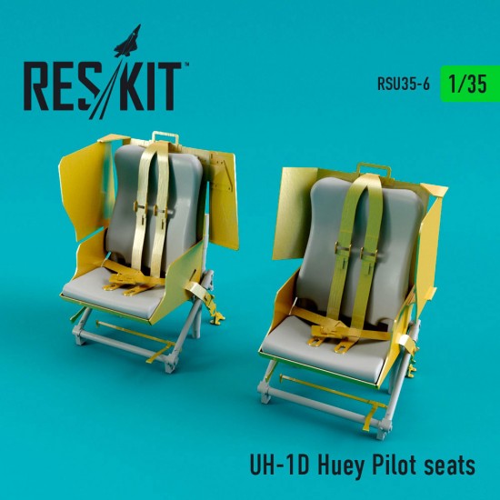 1/35 Bell UH-1D Iroquois (Huey) Pilot seats for Dragon/Kitty Hawk/Panda Hobby kits