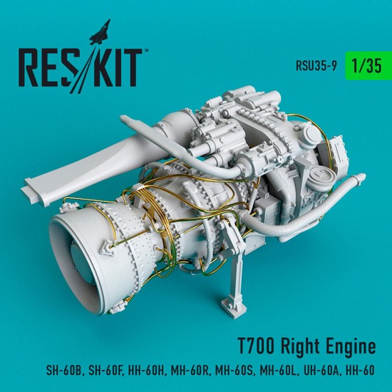 1/35 T700 Right Engine for Kitty Hawk/Academy SH-60B/F/HH-60/H/MH-60R/S/L/UH-60A
