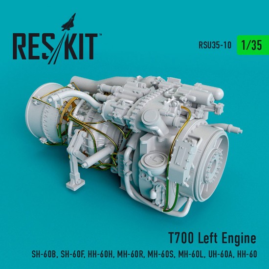 1/35 T700 Left Engine for Kitty Hawk/Academy SH-60B/F/HH-60/H/MH-60R/S ...