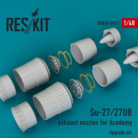 1/48 Sukhoi Su-27/27UB Exhaust Nozzles for Academy kits