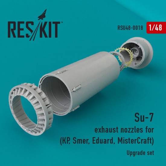 1/48 Sukhoi Su-7 Exhaust Nozzles for KP/Smer/Eduard/MisterCraft kits
