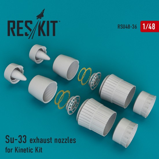 1/48 Sukhoi Su-33 Exhaust Nozzles for Kinetic kits