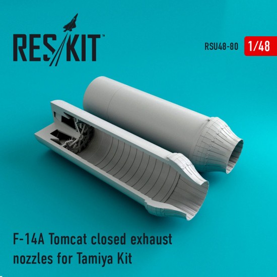 1/48 Grumman F-14A Tomcat Closed Exhaust Nozzles for Tamiya kits