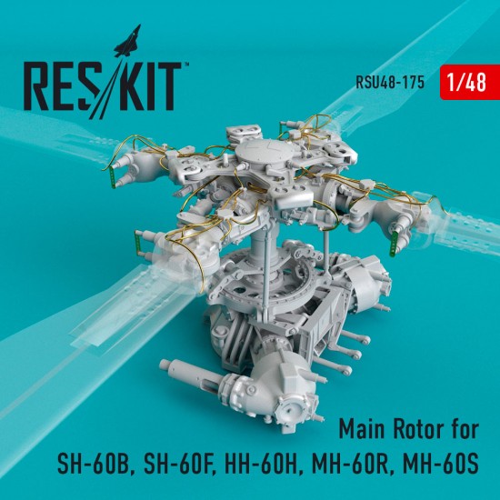 1/48 SH-60B, SH-60F, HH-60H, MH-60R, MH-60S Main Rotor for Italeri/Revell kits