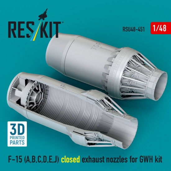 1/48 F-15 (A/B/C/D/E/J) Closed Exhaust Nozzles for Great Wall Hobby Kit