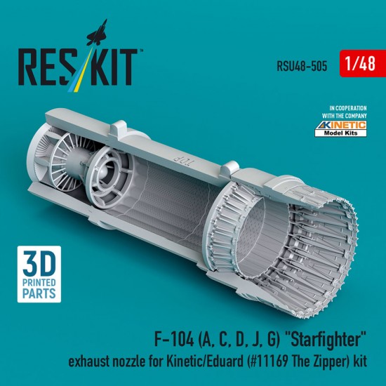 1/48 F-104 (A/C/D/J/G) Starfighter Exhaust Nozzle for Kinetic/Eduard Kit