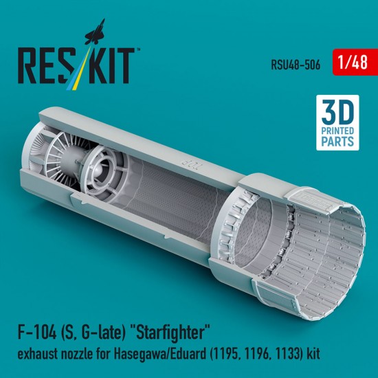 1/48 F-104 (S/G-Late) Starfighter Exhaust Nozzle for Hasegawa/Eduard Kit