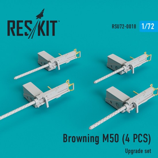 1/72 Browning M50 Machine Gun (4pcs)