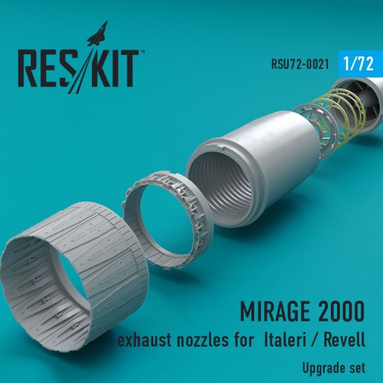 1/72 Dassault Mirage 2000 Exhaust Nozzles for Italeri/Revell kits