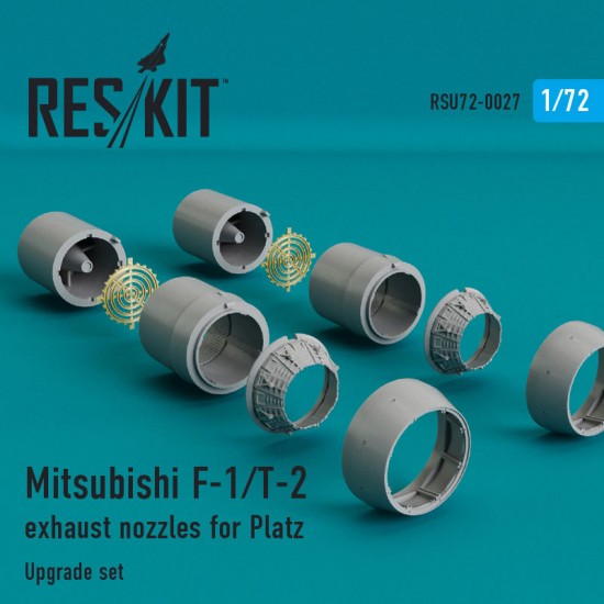 1/72 Mitsubishi F-1/T-2 Exhaust Nozzles for Platz kits