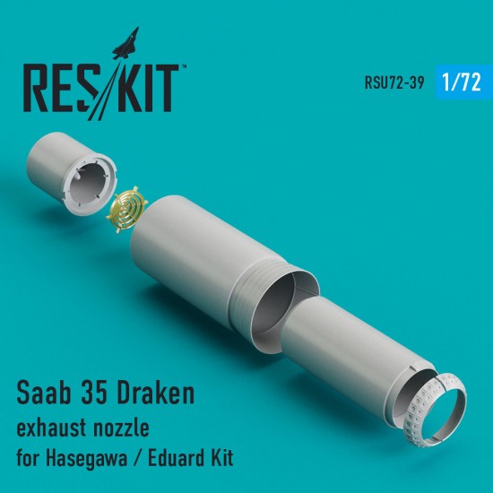 1/72 Saab 35 Draken Exhaust Nozzles for Hasegawa/Eduard kits