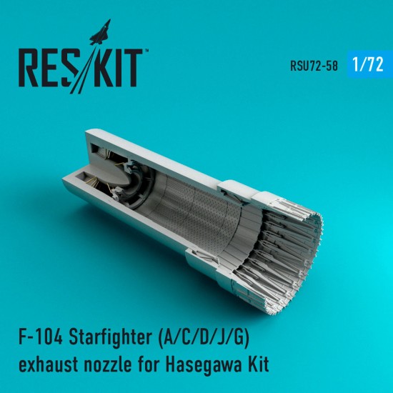 1/72 Lockheed F-104 Starfighter A/C/D/J/G Exhaust Nozzle for Hasegawa kits