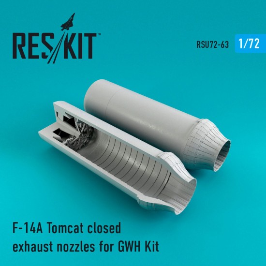 1/72 Grumman F-14A Tomcat Closed Exhaust Nozzles for Great Wall Hobby Kits