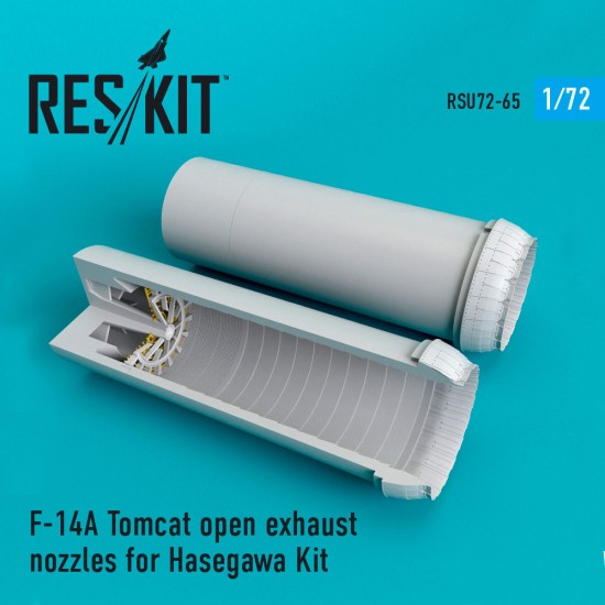 1/72 Grumman F-14A Tomcat Open Exhaust Nozzles for Hasegawa Kit