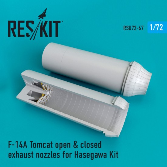 1/72 Grumman F-14A Tomcat Open & Closed Exhaust Nozzles for Hasegawa Kit