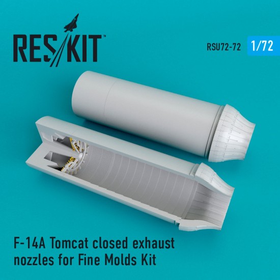 1/72 Grumman F-14A Tomcat Closed Exhaust Nozzles for Fine Molds Kit