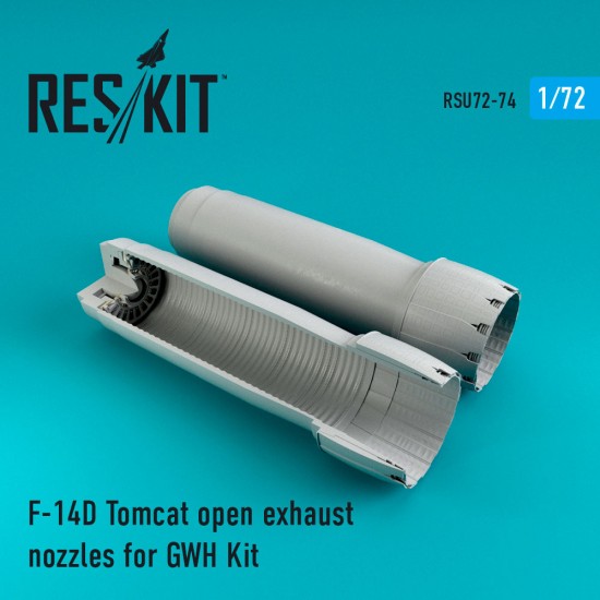 1/72 Grumman F-14D Tomcat Open Exhaust Nozzles for Great Wall Hobby Kits