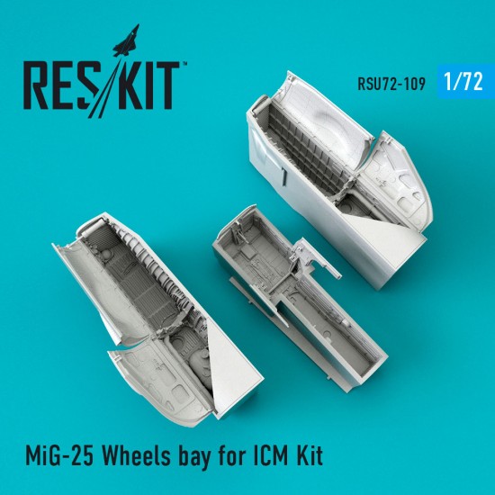 1/72 Mikoyan-Gurevich MiG-25 Wheels bay for ICM Kit 