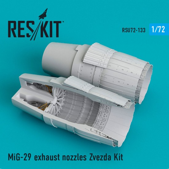 1/72 Mikoyan MiG-29 Exhaust Nozzles for Zvezda Kit