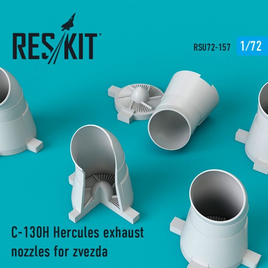 1/72 C-130H Hercules Exhaust Nozzles for Zvezda Kit