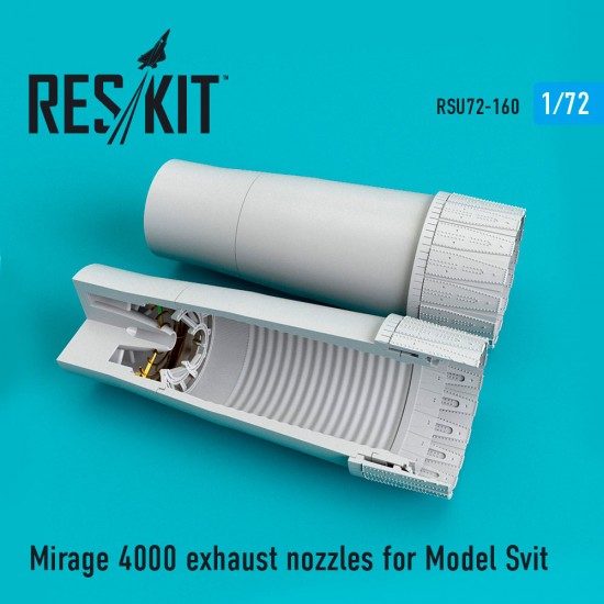 1/72 Mirage 4000 Exhaust Nozzles for ModelSvit Kit